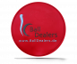 Preview: BALL DEALERS Leather Shammy PAD (Rund) Red
