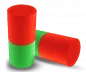 Preview: VISE Thumb Slug Urethane Dual Color - Orange/Green