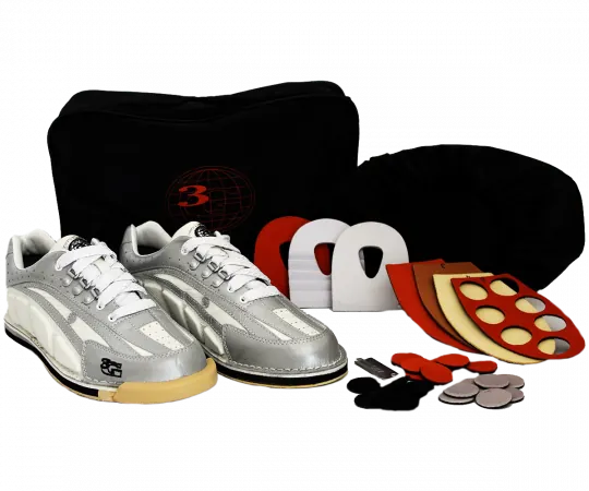 3G Tour Ultra White/Silver Herren Bowling Schuh