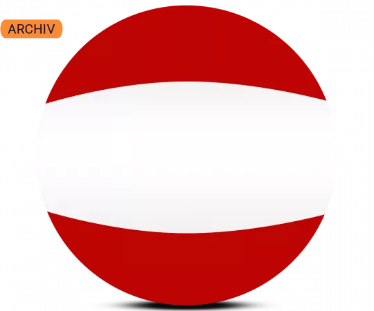 ALOHA Flaggen Ball Österreich Bowling Ball
