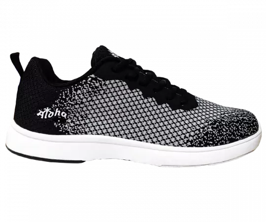 ALOHA HexaGo Black/White Damen und Herren Bowling Schuh