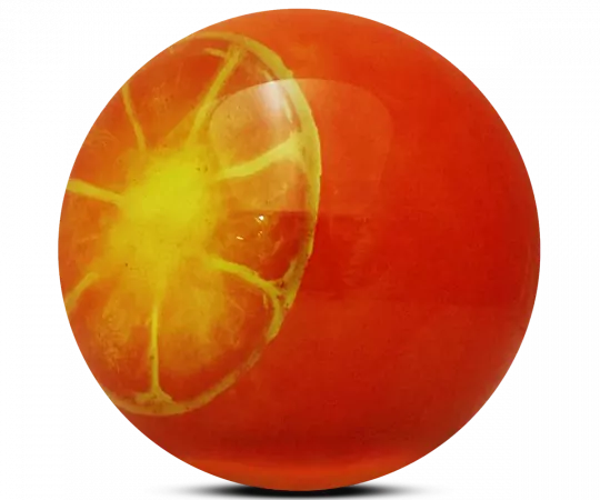 ALOHA Clearball Orange Bowling Ball