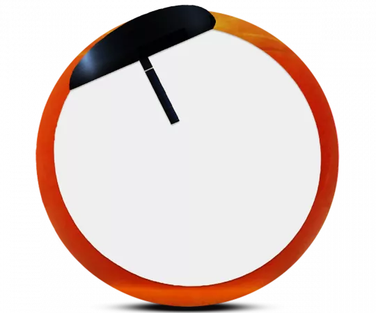 ALOHA Clearball Orange Bowling Ball Kern