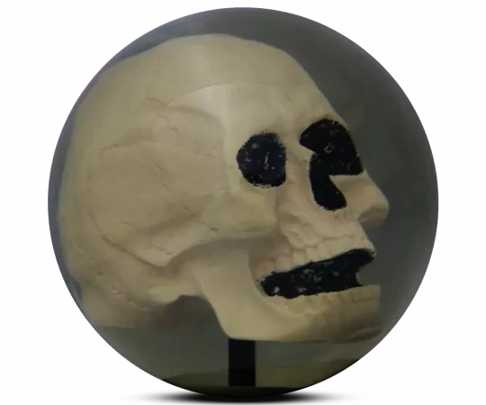 ALOHA Clearball Totenkopf Bowling Ball