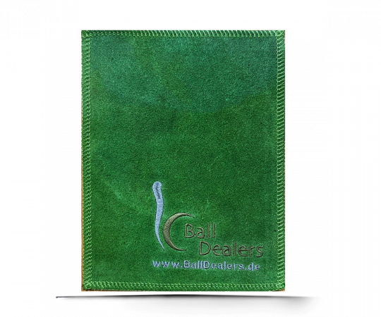 BALL DEALERS Leather Shammy PAD Rechteck Green