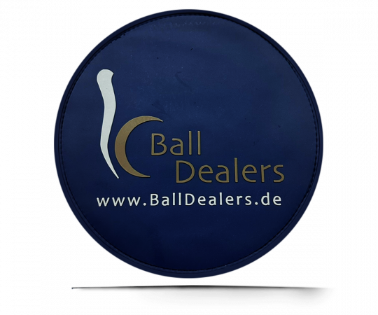 BALL DEALERS Leather Shammy PAD (Rund) Navy Blue