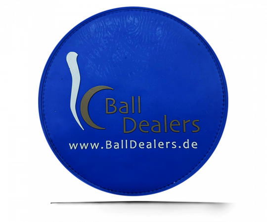 BALL DEALERS Leather Shammy PAD (Rund) Royal Blue