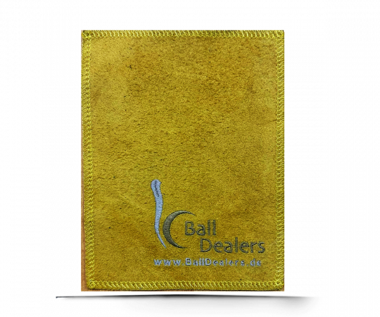 BALL DEALERS Leather Shammy PAD Rechteck Yellow