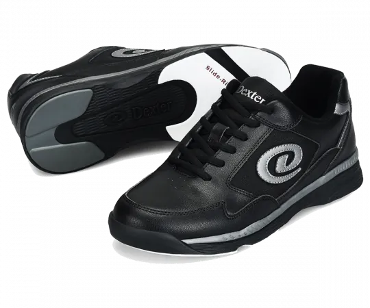 DEXTER Ricky V Black/Alloy Herren Bowling Schuh