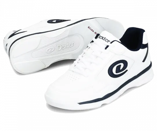 DEXTER Ricky V White/Blue Herren Bowling Schuh