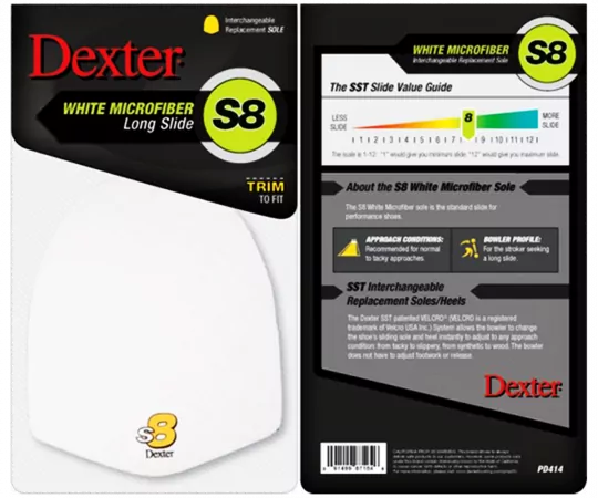 DEXTER Wechselsohle SST S8 White Mikrofaser