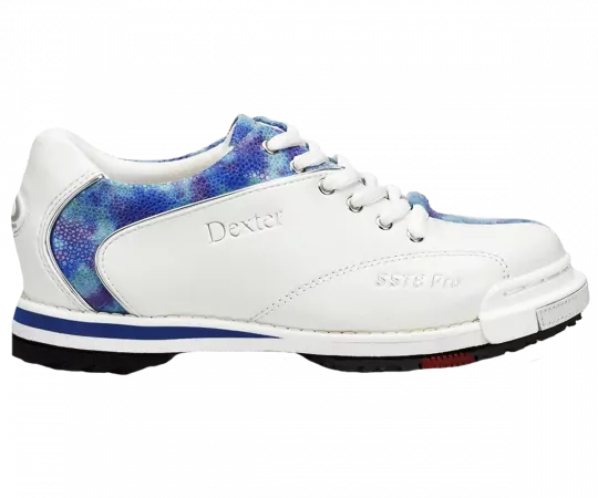 DEXTER SST 8 PRO - White/Blue Tie Dye Damen Bowling Schuh