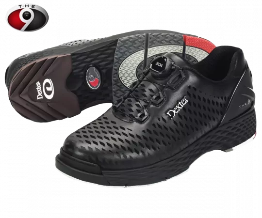DEXTER T•H•E C9 Lazer BOA® - Black/Grey Herren Bowling Schuh