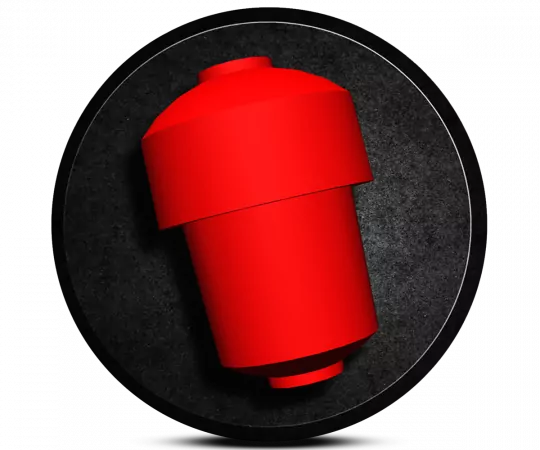 900 GLOBAL Boost Red/Charcoal Pearl Bowling Ball Kern