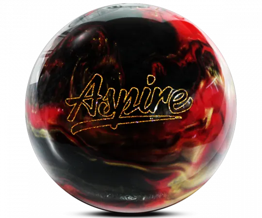 MOTIV® Aspire - Black/Red/Gold Bowling Ball