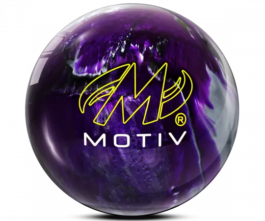MOTIV® Aspire - Purple/Silver/Black Bowling Ball Logo