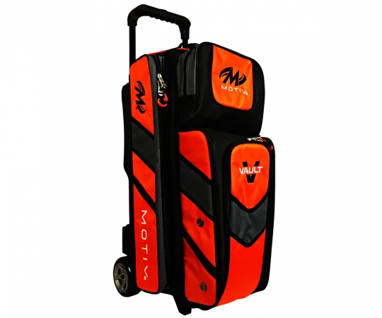 MOTIV® Vault Triple Roller - Tangerine Bowlingtasche