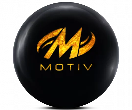 MOTIV® Black Venom Bowling Ball Logo