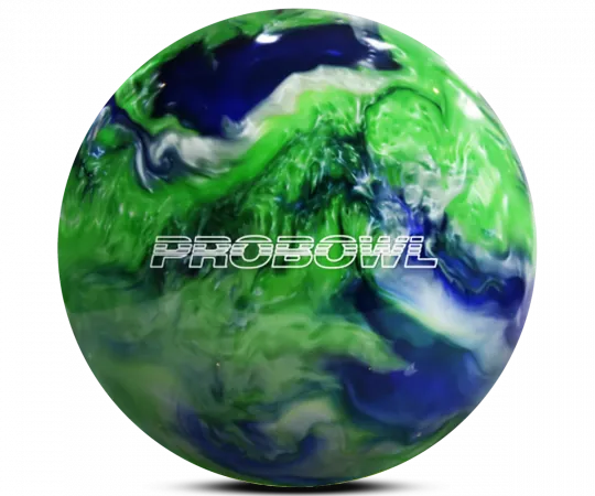 PROBOWL - Blue/Green/Silver Bowling Ball