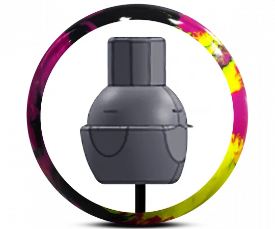 PROBOWL - UNDERCOVER - Black/Yellow/Pink Pearl Bowling Ball Kern