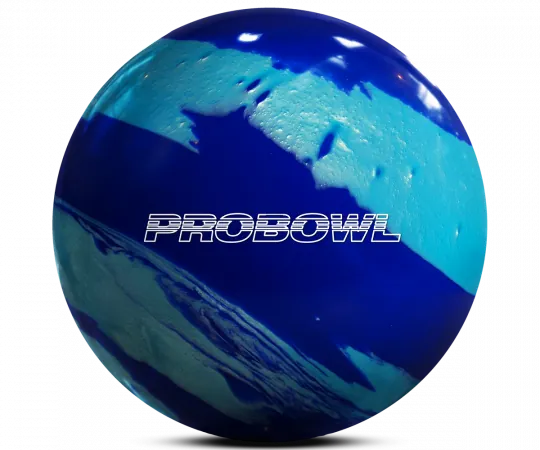 PROBOWL - UNDERCOVER - Dark Blue/Light Blue/Silver Pearl Bowling Ball Logo