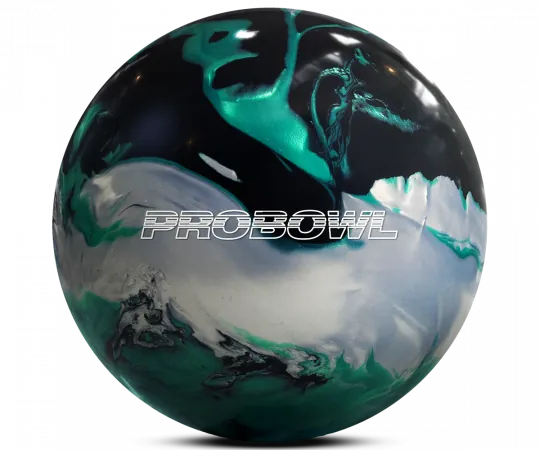 PROBOWL - UNDERCOVER - Emerald/Black/Silver Pearl Bowling Ball Logo