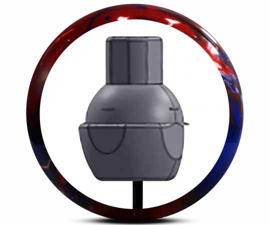 PROBOWL - UNDERCOVER - Red/White/Blue Pearl Bowling Ball Kern