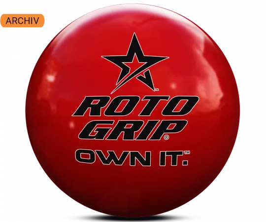 ROTO GRIP Clear Poly Own It Red Bowling Ball