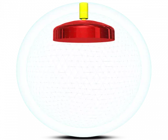 ROTO GRIP Clear Poly Own It Red Bowling Ball Kern