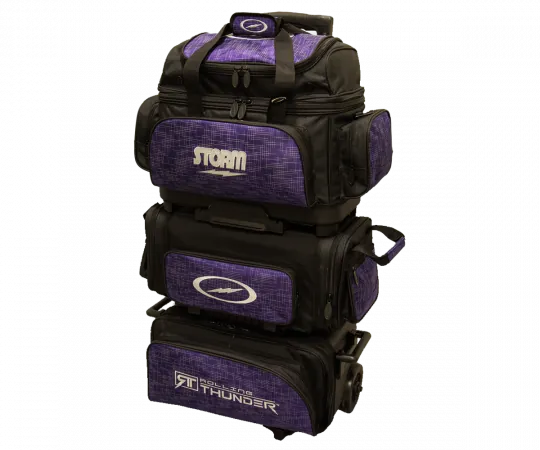 STORM 6 Ball Roller Rolling Thunder - Abstract Purple/Black Bowlingtasche