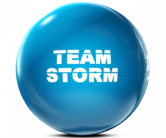 STORM Clear Poly - Team STORM - Electric Blue Bowling Ball