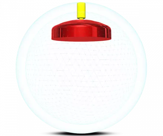 STORM Clear Poly - Team STORM - Electric Blue Bowling Ball Kern