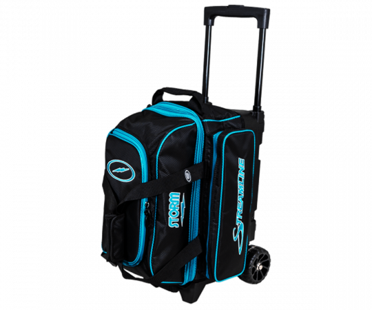 STORM Double Roller Roller Streamline - DIAM (Black/Aqua) Bowlingtasche