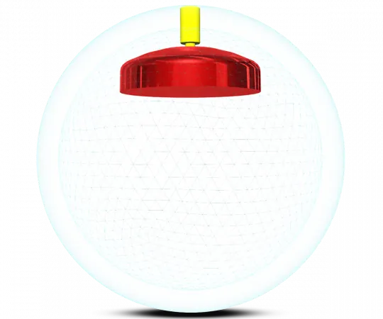 STORM Ice / Polyester - Black/White/Gold Bowling Ball Kern