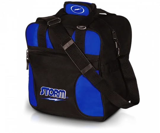 STORM Single Solo Tote - Black/Royal