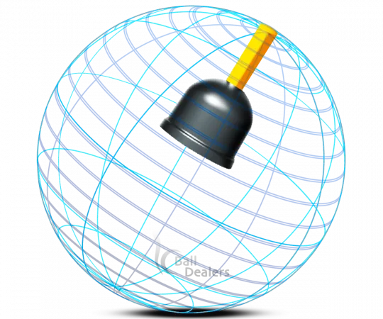 STORM Spot ON - Black/Yellow/Red Bowling Ball Kern