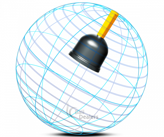 STORM Spot ON - Dark Blue/Blue/Gold Bowling Ball Kern