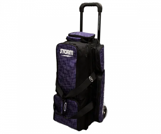STORM Triple Rolling Thunder - Abstract Purple/Black Bowlingtasche