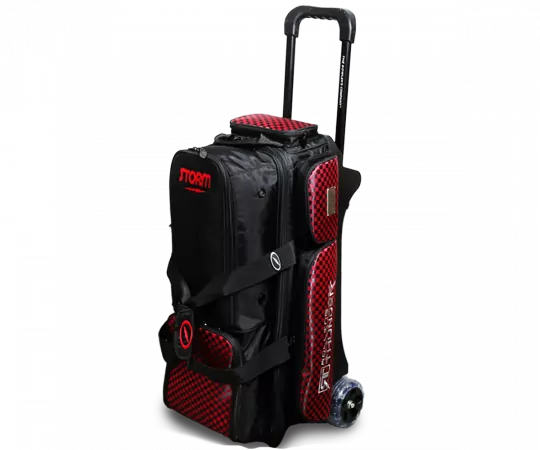 STORM Triple Rolling Thunder - Black/Checkered Red Bowlingtasche,