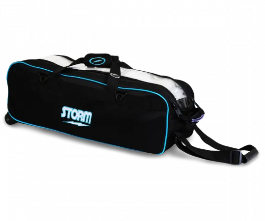 STORM 3-Ball Tournament Tote - Black/Blue Bowlingtasche