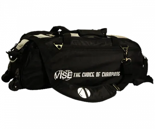 VISE Triple "Clear Top" Tote Roller - Black