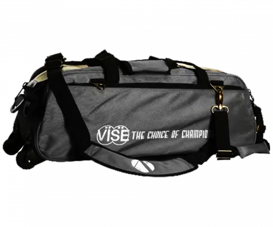 VISE Triple "Clear Top" Tote Roller - Grey