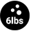 6 lbs = 2.7240 kg