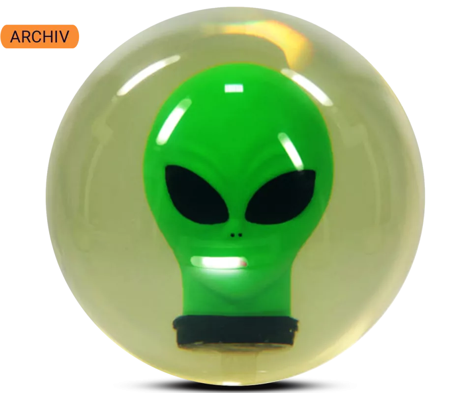 ALOHA Clearball Alien Bowling Ball ALOHA Clearball Alien Bowling Ball
