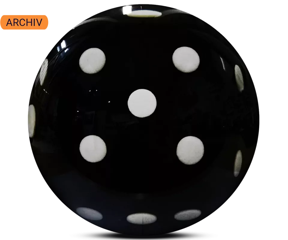 ALOHA Clearball Black Dice Bowling Ball ALOHA Clearball Black Dice Bowling Ball