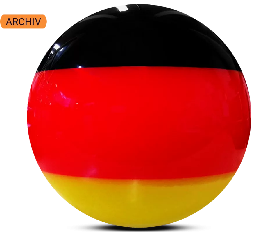 ALOHA Flaggen Ball Deutschland Bowling Ball ALOHA Flaggen Ball Deutschland Bowling Ball
