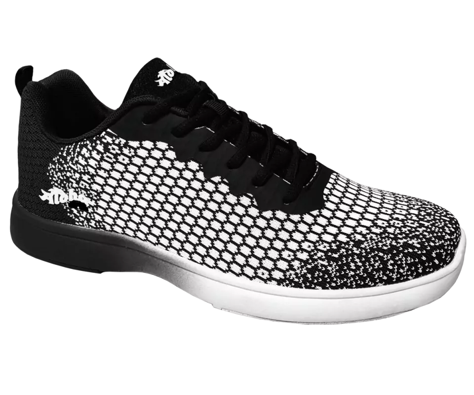 ALOHA HexaGo Black/White Damen und Herren Bowling Schuh