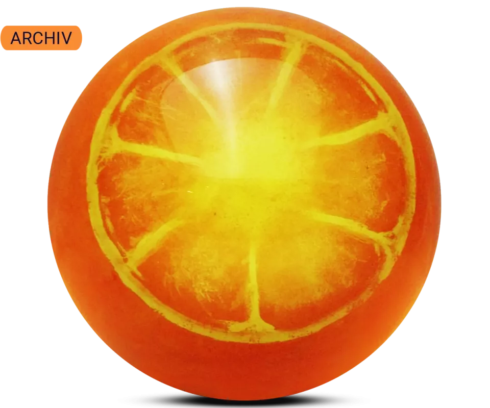 ALOHA Clearball Orange Bowling Ball ALOHA Clearball Orange Bowling Ball