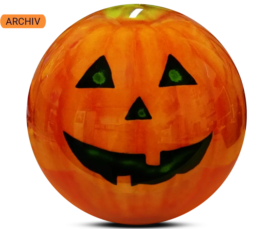 ALOHA Clearball Kürbis / Pumpkin / Halloween Grinsen Bowling Ball