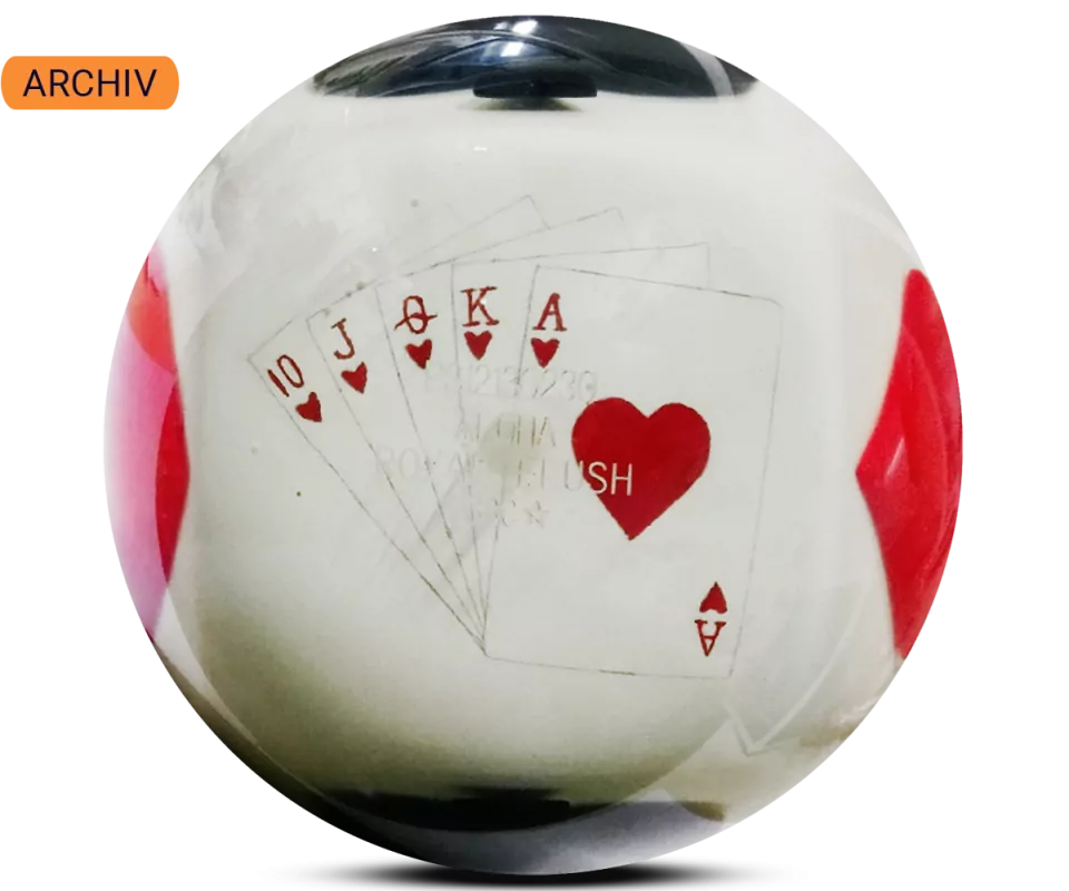 ALOHA Clearball Royal Flush Bowling Ball ALOHA Clearball Royal Flush Bowling Ball